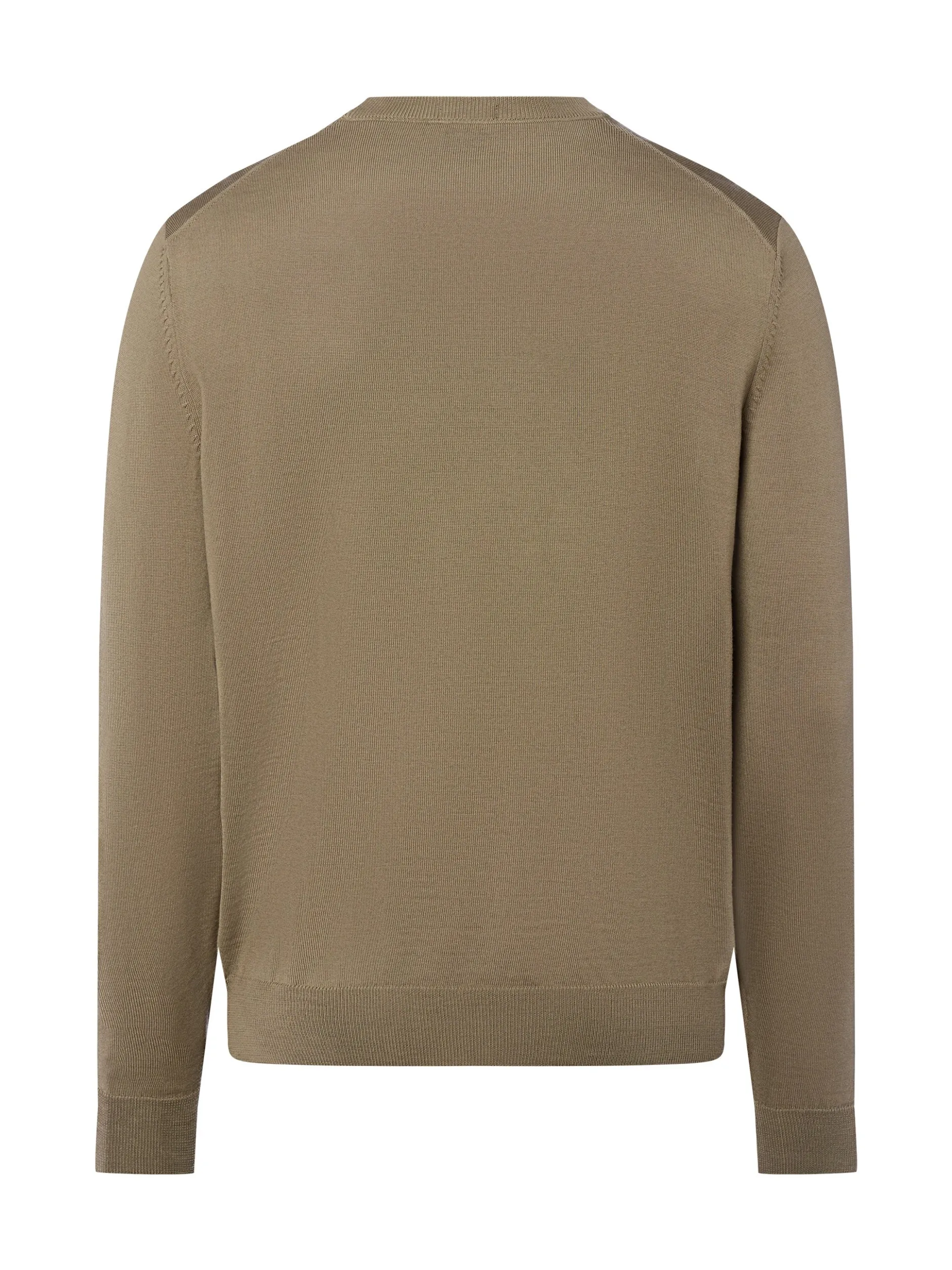 BOSS Herren Schurwoll-Pullover - Botto in schilf