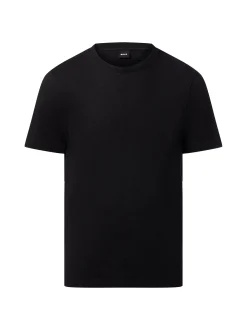 BOSS Herren T-Shirt - Tiburt in schwarz - Ärmel: langarm