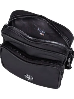BOSS Herren Umhängetasche - B Icon NS Crossbody in schwarz