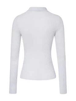 BOSS Orange Damen Poloshirt - C_Fuganel in hellblau