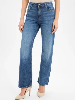 BOSS Orange Damen Straight Jeans - Ada in denim