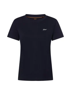 BOSS Orange Damen T-Shirt in schwarz - Ärmel: kurzarm