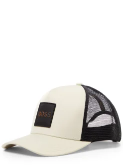 BOSS Orange Herren Baseball Cap - Elliot in kitt schwarz