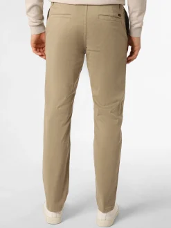 BOSS Orange Herren Hose in beige - Länge: lang