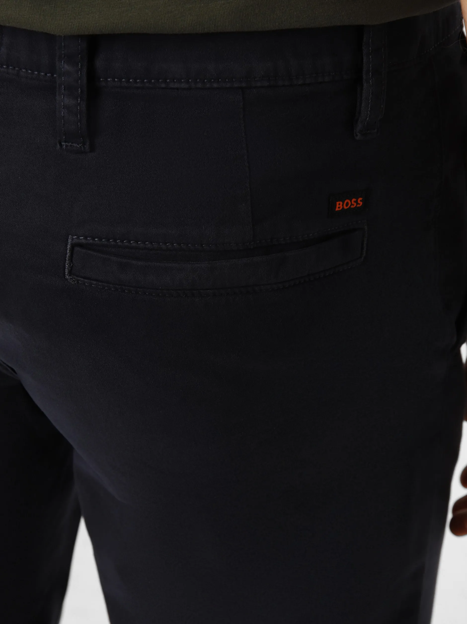 BOSS Orange Herren Hose in marine - Länge: lang