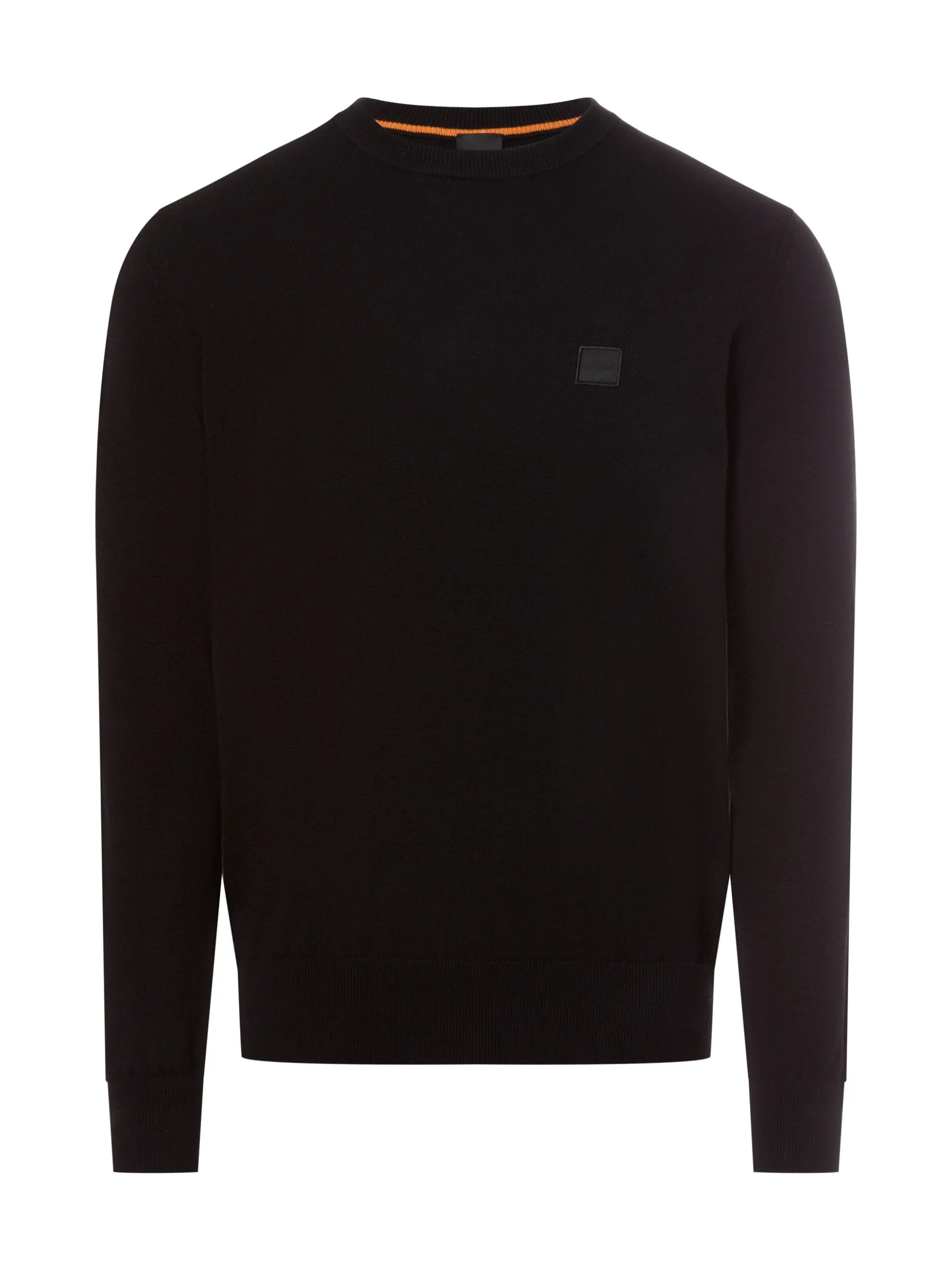 BOSS Orange Herren Strickpullover mit Cashmere-Anteil - Kanovano in schwarz