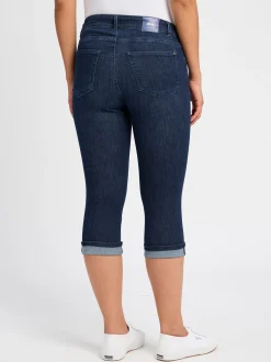 BRAX Damen Caprijeans - Shakira in dark stone