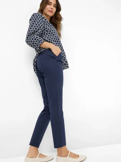 BRAX Damen Chino - Maron S in marine - Länge: verkürzt