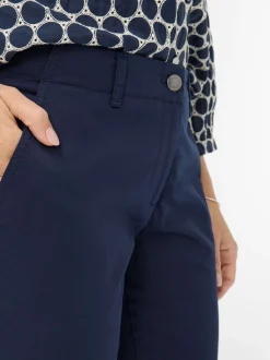 BRAX Damen Chino - Maron S in marine - Länge: verkürzt