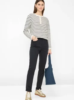 BRAX Damen Chino - Mary in marine - Länge: lang