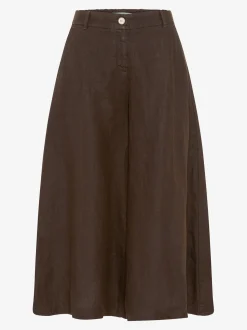 BRAX Damen Leinenhose - Melli S in schoko