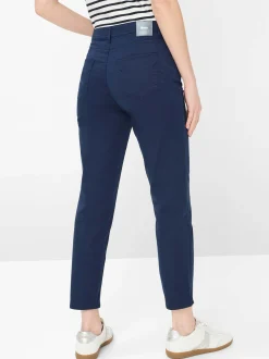 BRAX Damen 5-Pocket-Hose - Mary S in marine