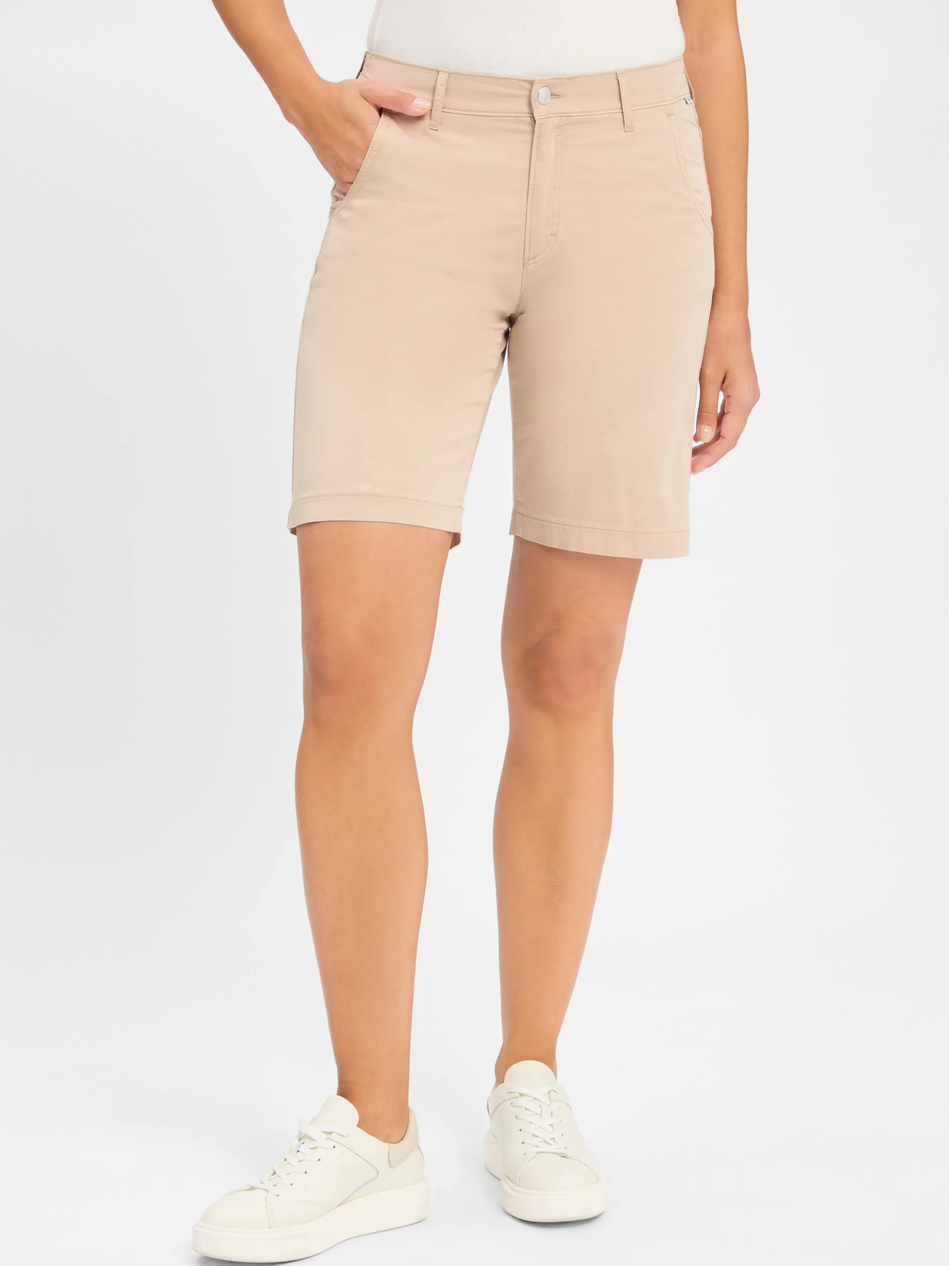 BRAX Damen Shorts - Maine B in beige - Länge: kurz
