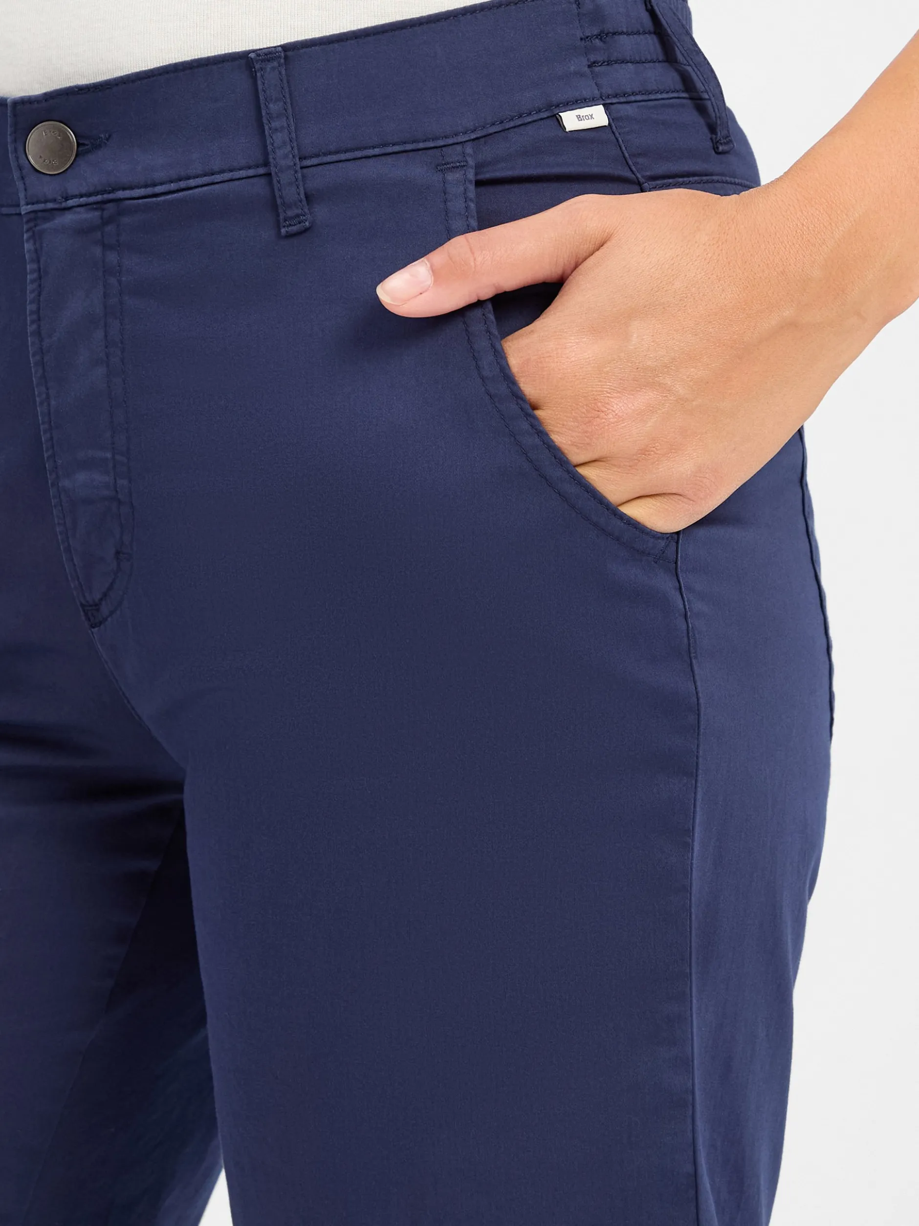 BRAX Damen Shorts - Maine B in marine - Länge: kurz