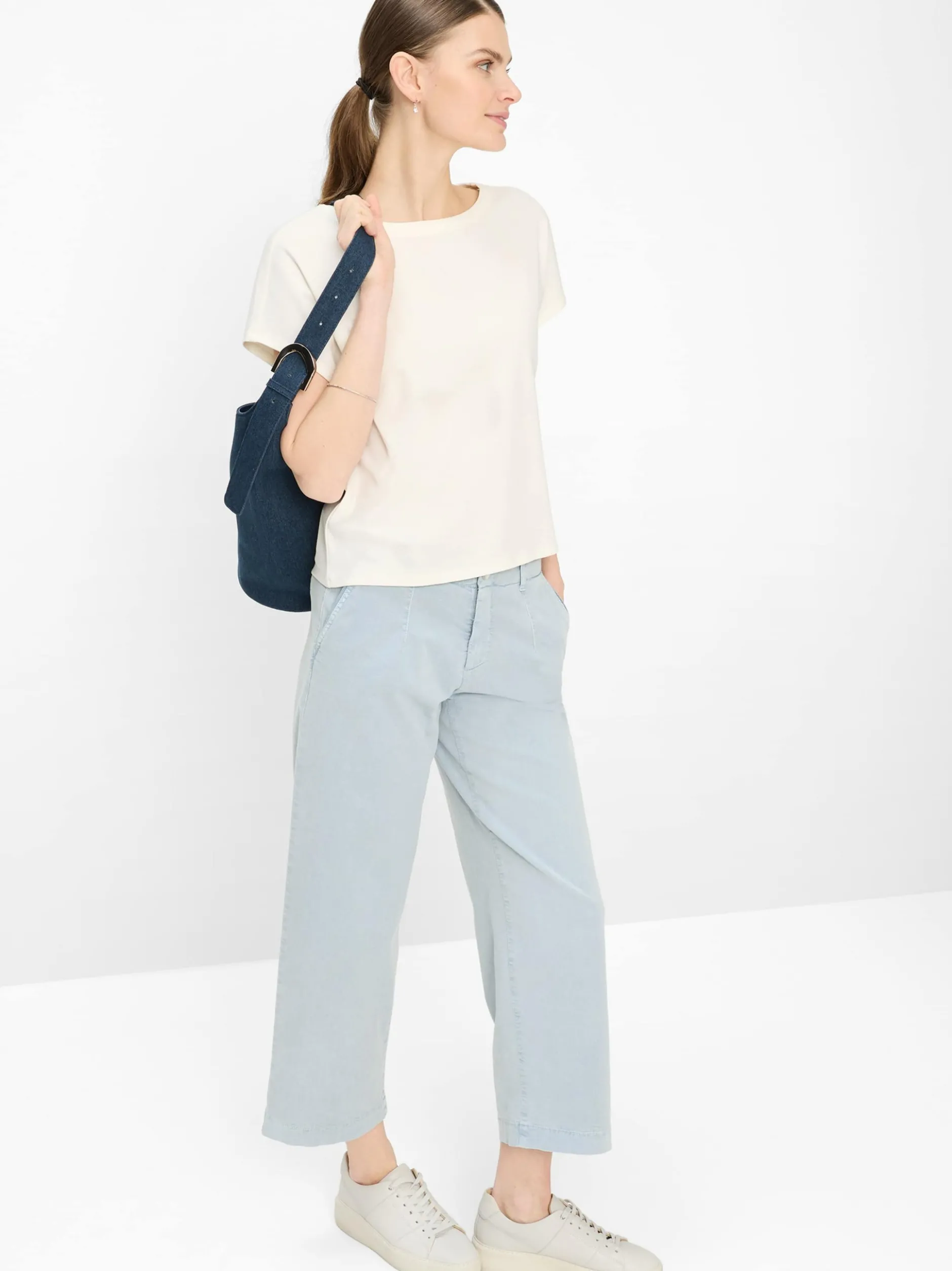 BRAX Damen Stoffhose - Maine S in hellblau