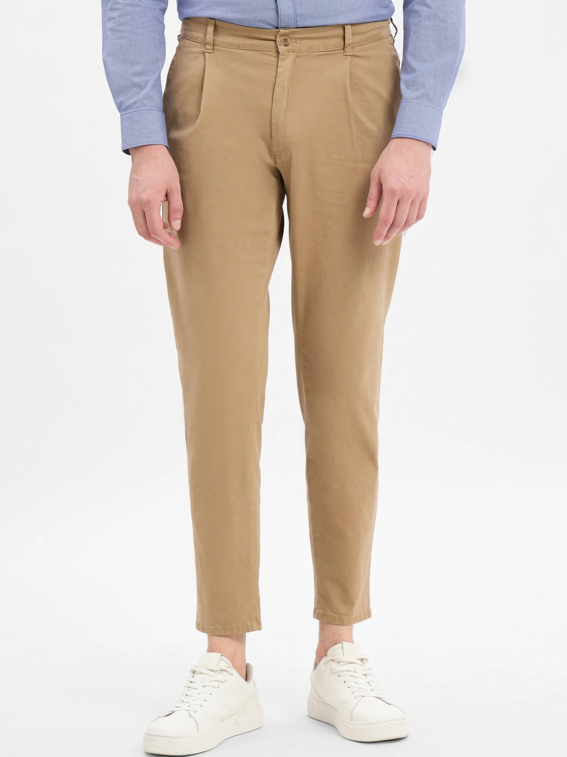 BRAX Herren Chino - Tino in camel - Länge: lang