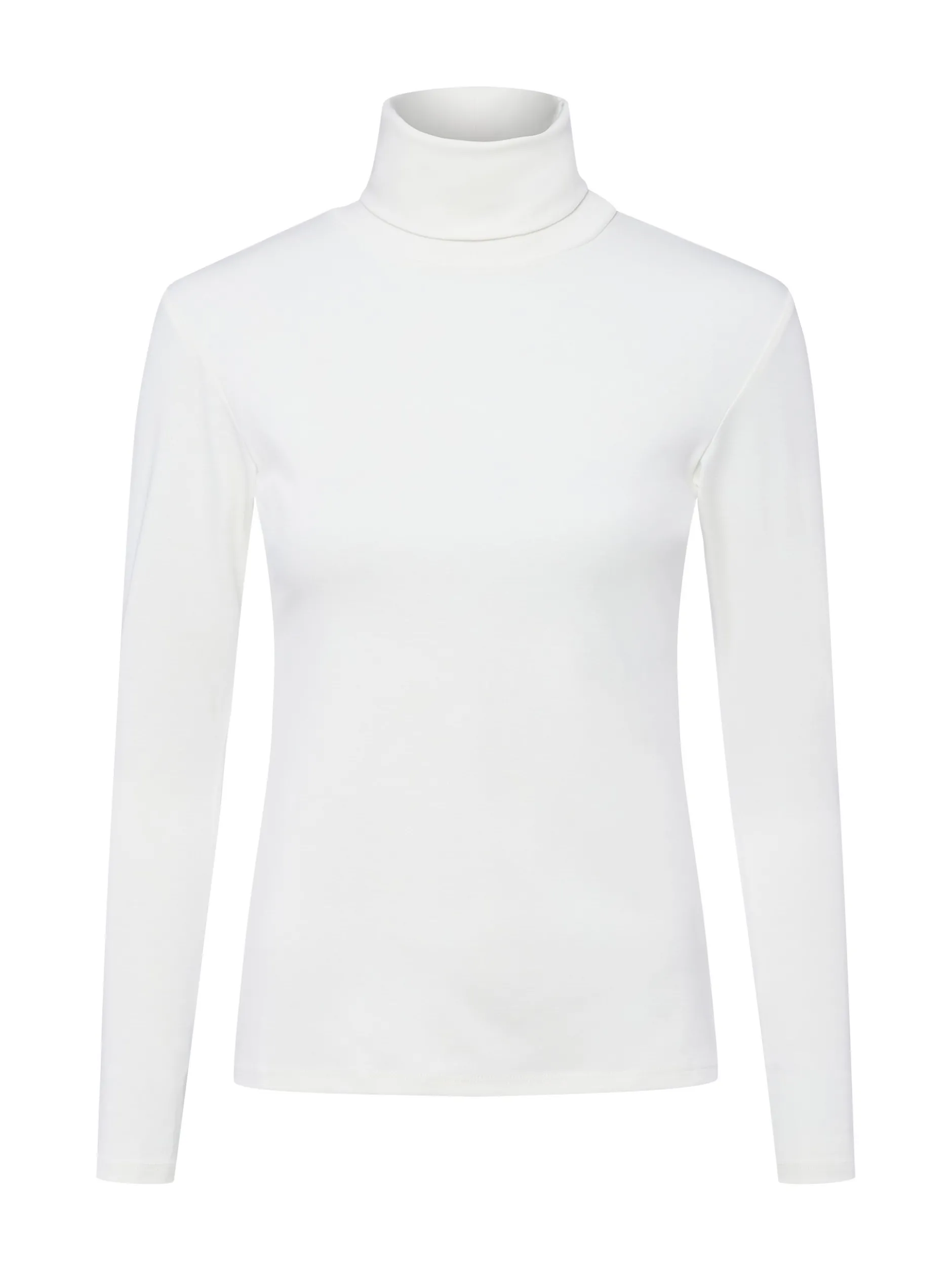 brookshire Damen Rollkragen-Langarmshirt in ecru