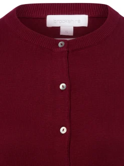 brookshire Damen Strickjacke in bordeaux