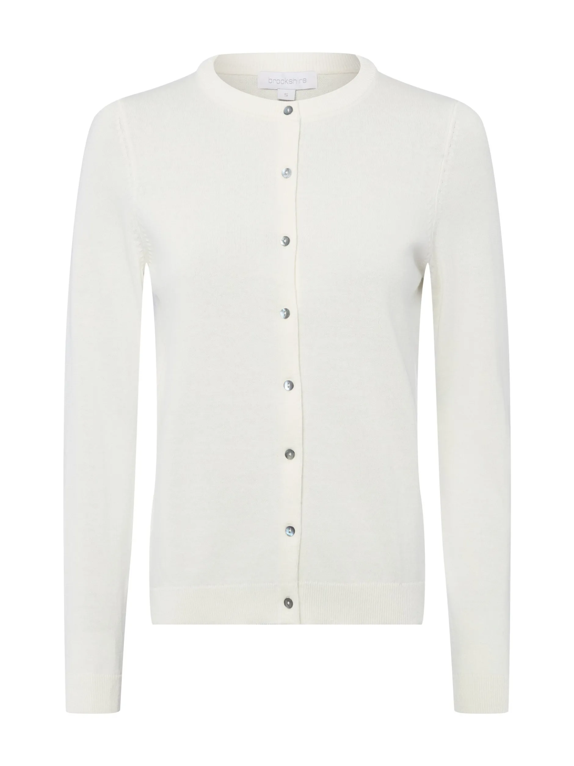 brookshire Damen Strickjacke in ecru - Ärmel: langarm
