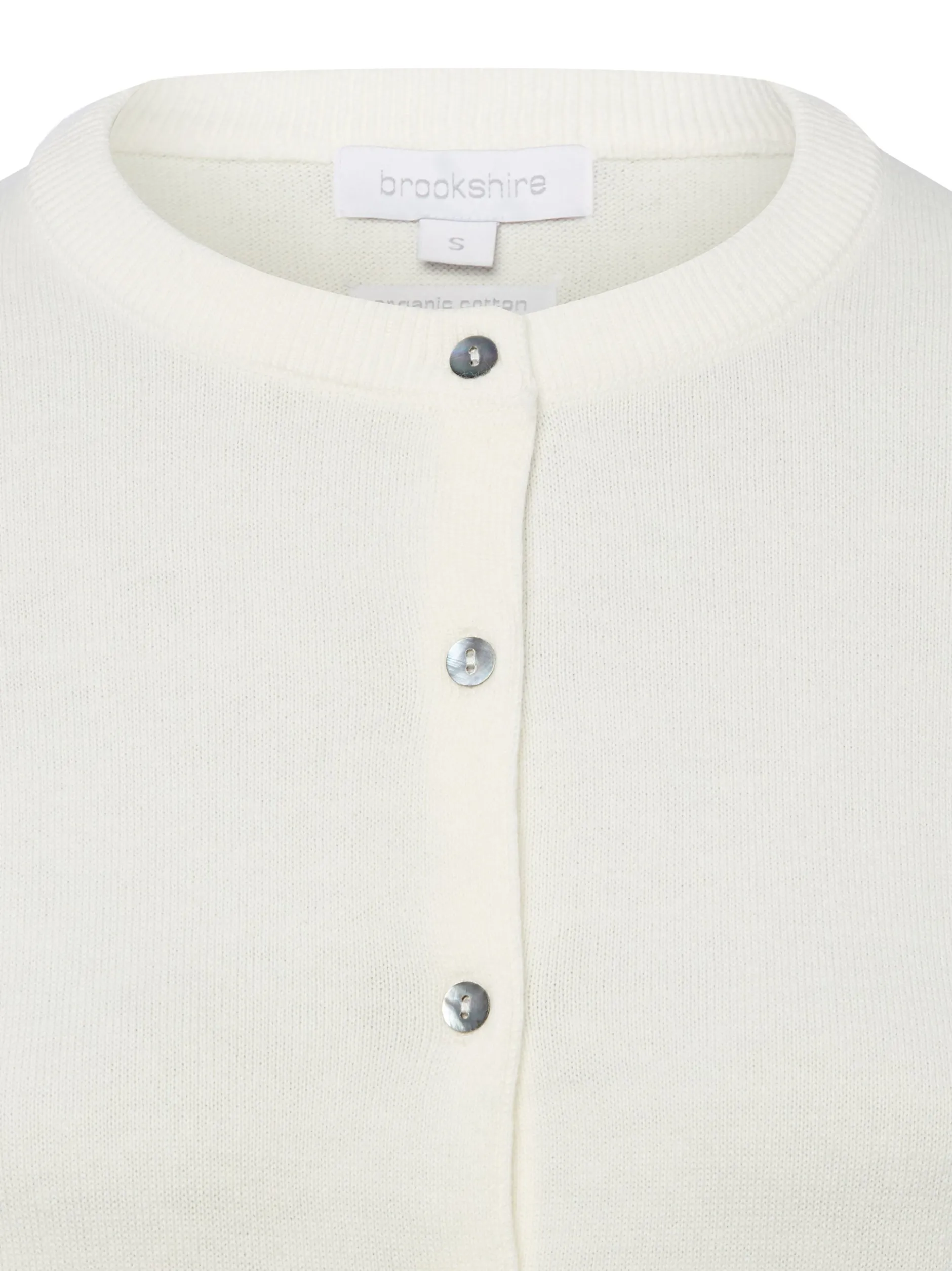brookshire Damen Strickjacke in ecru - Ärmel: langarm