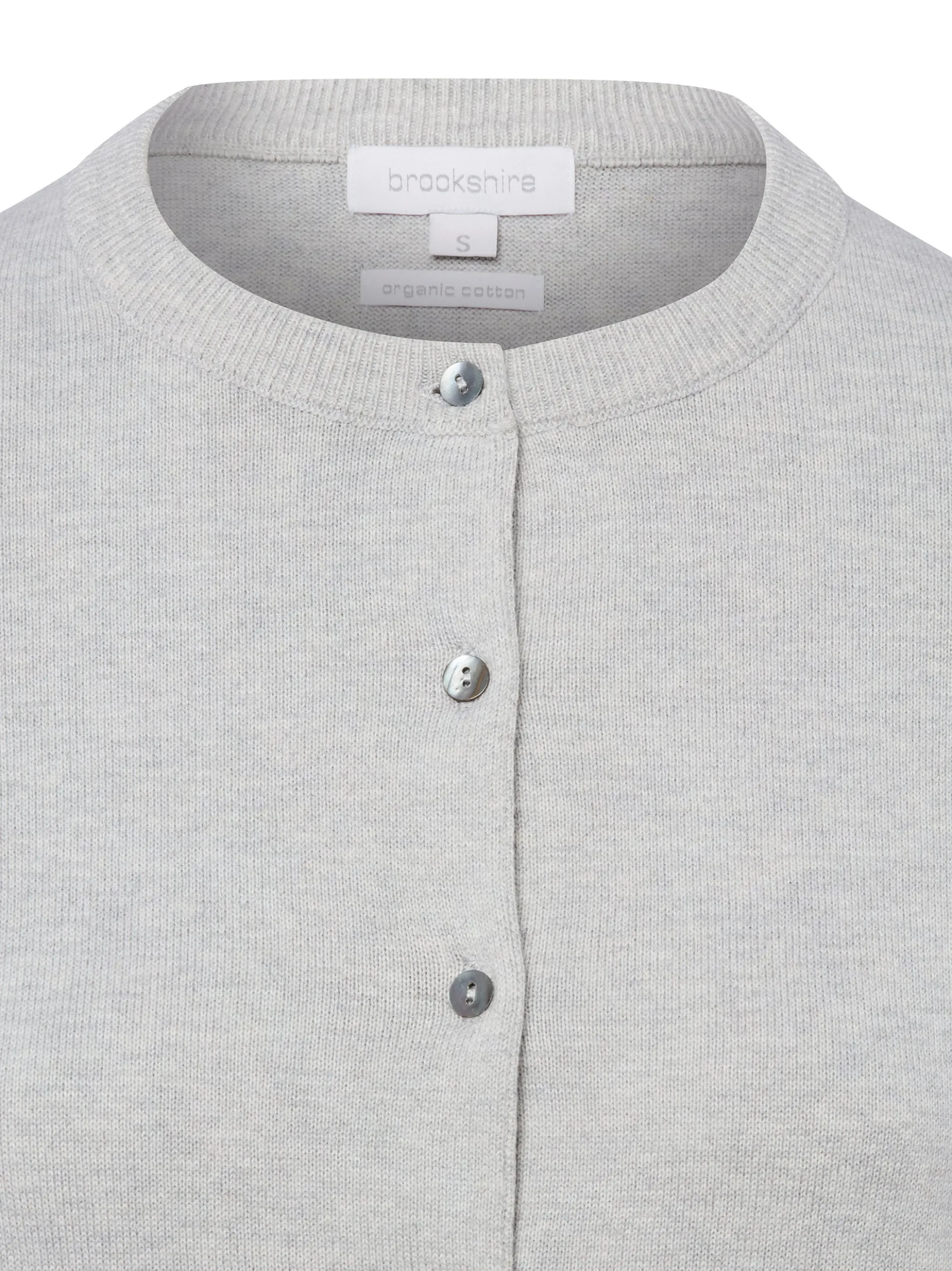 brookshire Damen Strickjacke in hellgrau
