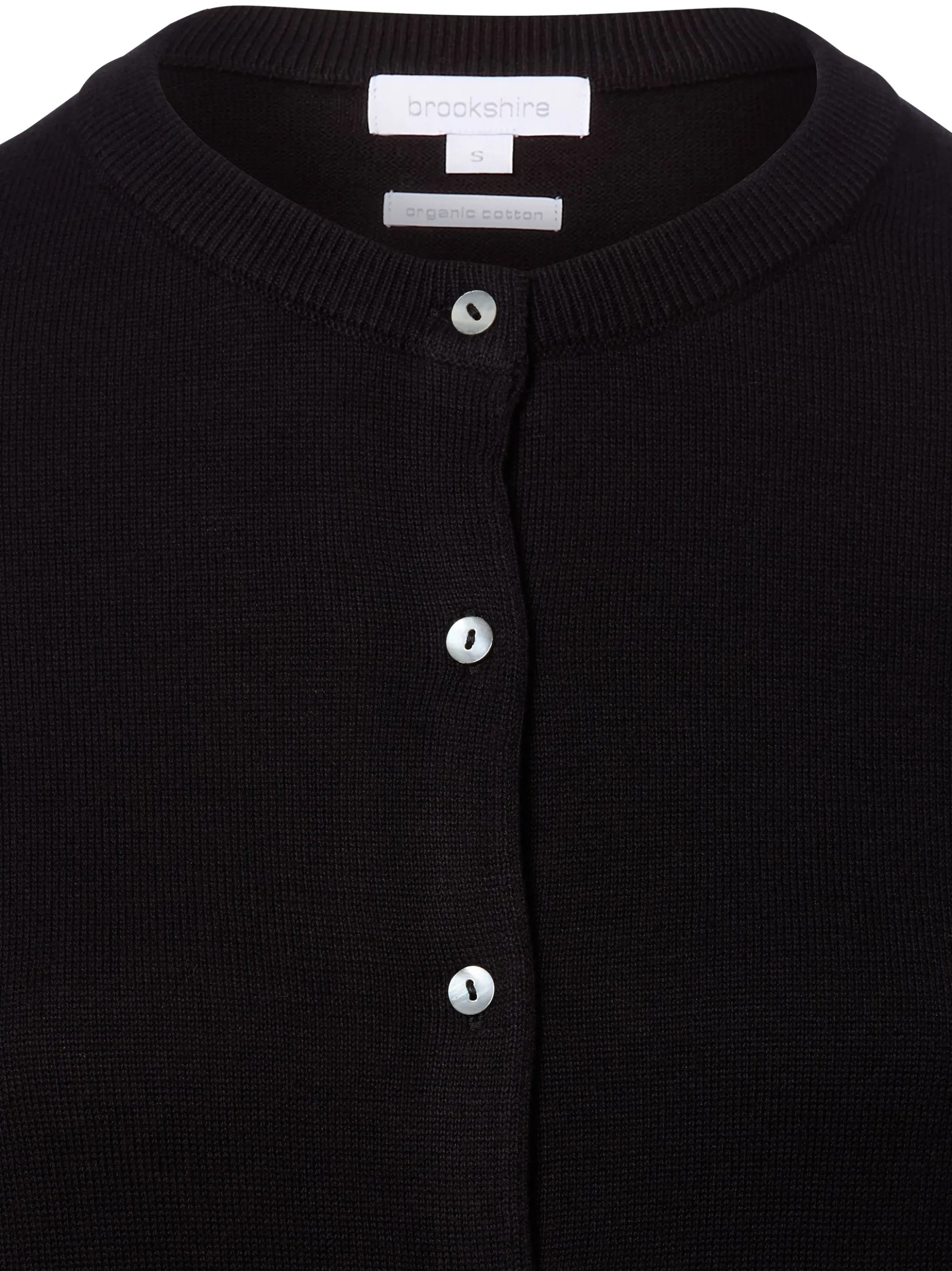 brookshire Damen Strickjacke in schwarz - Ärmel: langarm
