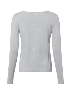brookshire Damen Strick-Langarmshirt in hellgrau