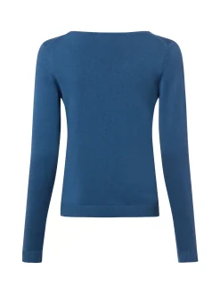 brookshire Damen Strick-Langarmshirt in blau