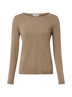 brookshire Damen Strick-Langarmshirt in taupe