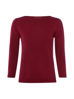 brookshire Damen Strickpullover in bordeaux