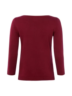 brookshire Damen Strickpullover in bordeaux