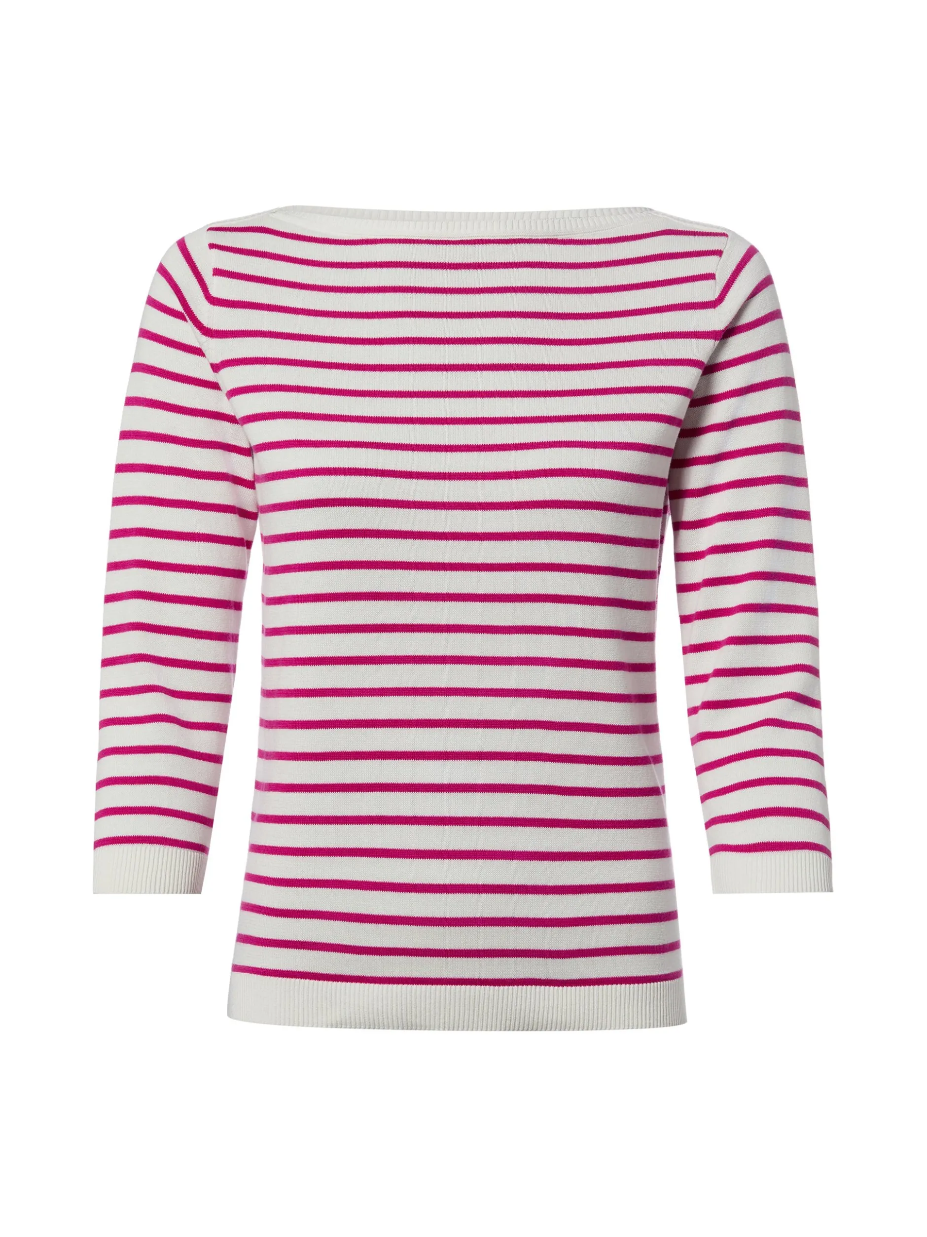 brookshire Damen Strickpullover in pink weiß