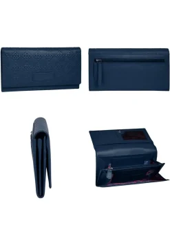 Bruno Banani Damen Geldbörse in blau