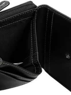 Bruno Banani Damen Geldbörse in schwarz