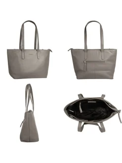 Bruno Banani Damen Shopper in grau