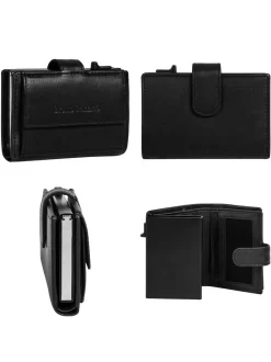 Bruno Banani Unisex Geldbörse in schwarz