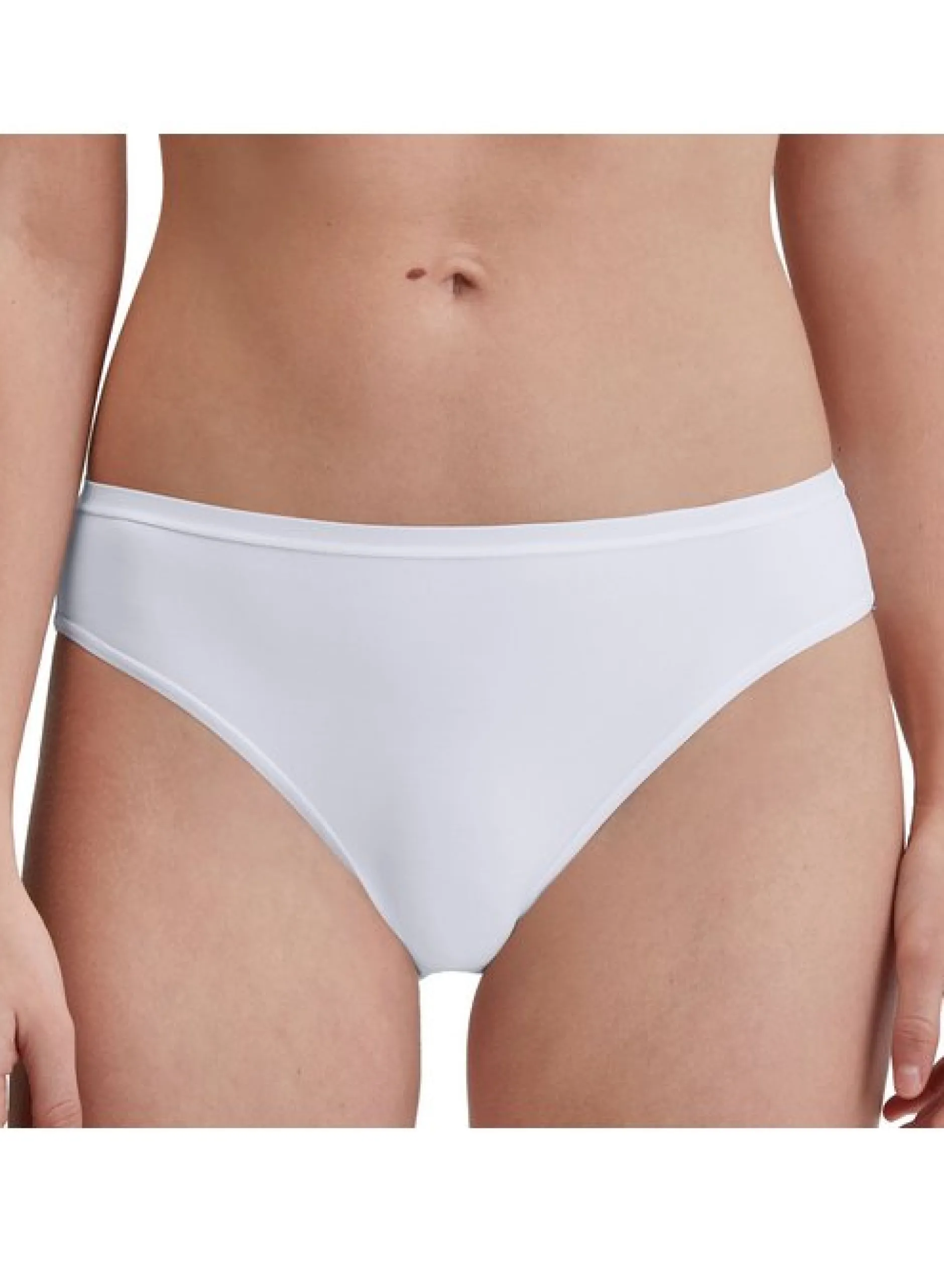 Calida Damen Slip im 2er-Pack in schwarz weiß