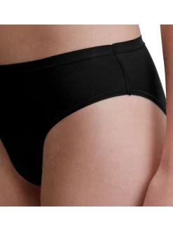 Calida Damen Slip im 2er-Pack in schwarz weiß