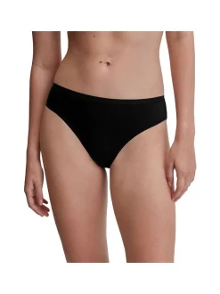 Calida Damen Slip im 2er-Pack in schwarz weiß