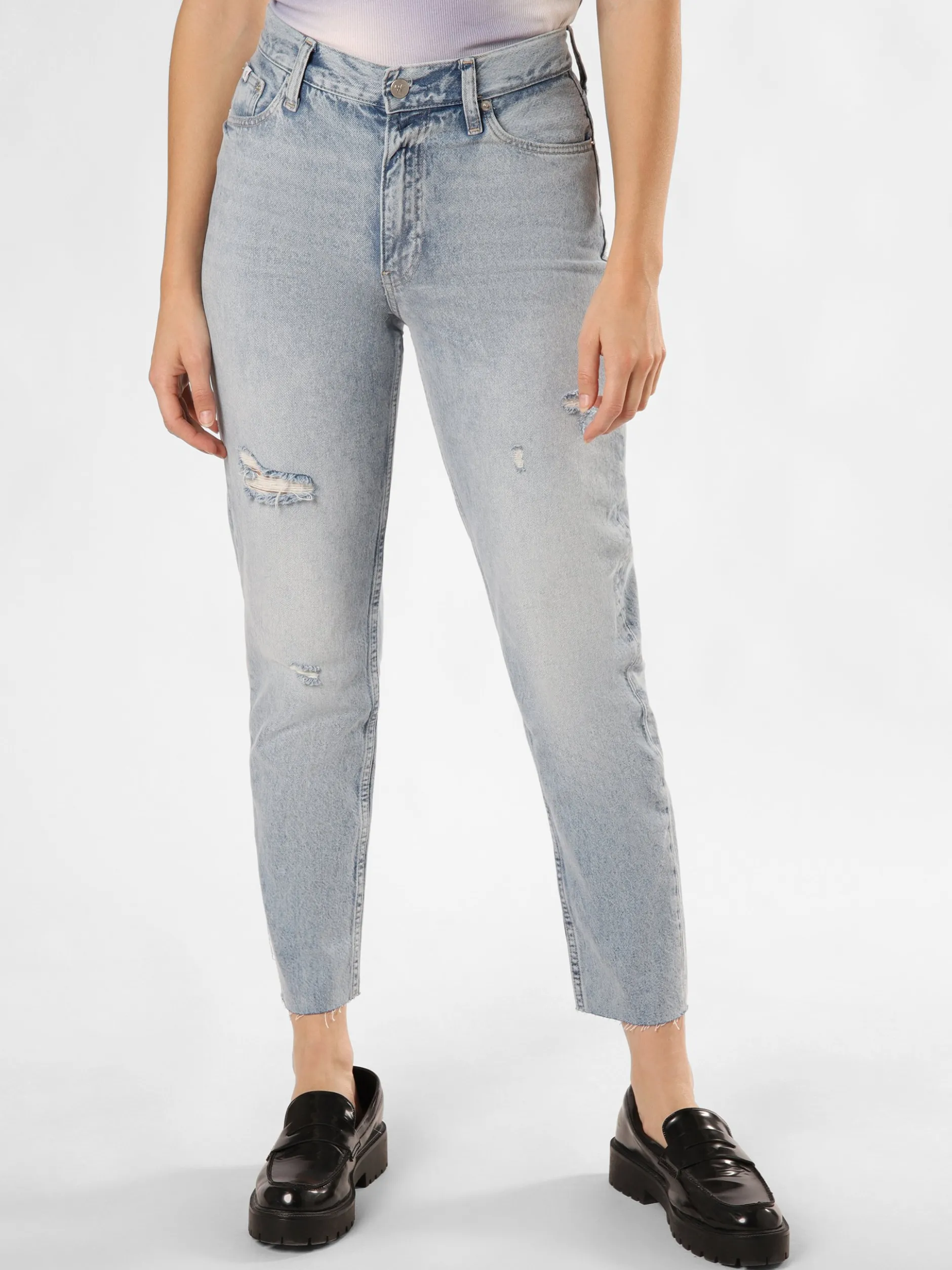 Calvin Klein Jeans Damen Jeans in light stone