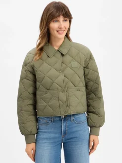 Calvin Klein Jeans Damen Steppjacke in oliv