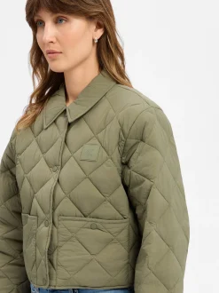 Calvin Klein Jeans Damen Steppjacke in oliv