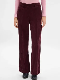 Cambio Damen Cordhose - Amelie in bordeaux - Länge: lang