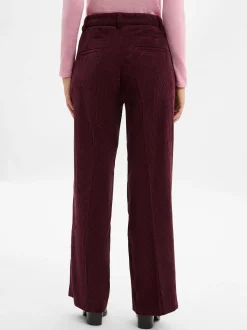 Cambio Damen Cordhose - Amelie in bordeaux - Länge: lang