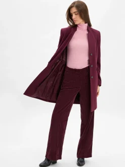 Cambio Damen Cordhose - Amelie in bordeaux - Länge: lang
