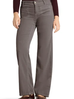 Cambio Damen Cordhose - Tess in taupe - Länge: lang