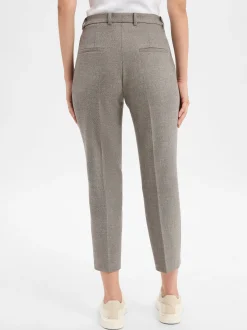 Cambio Damen Hose - Krystal in taupe - Länge: verkürzt