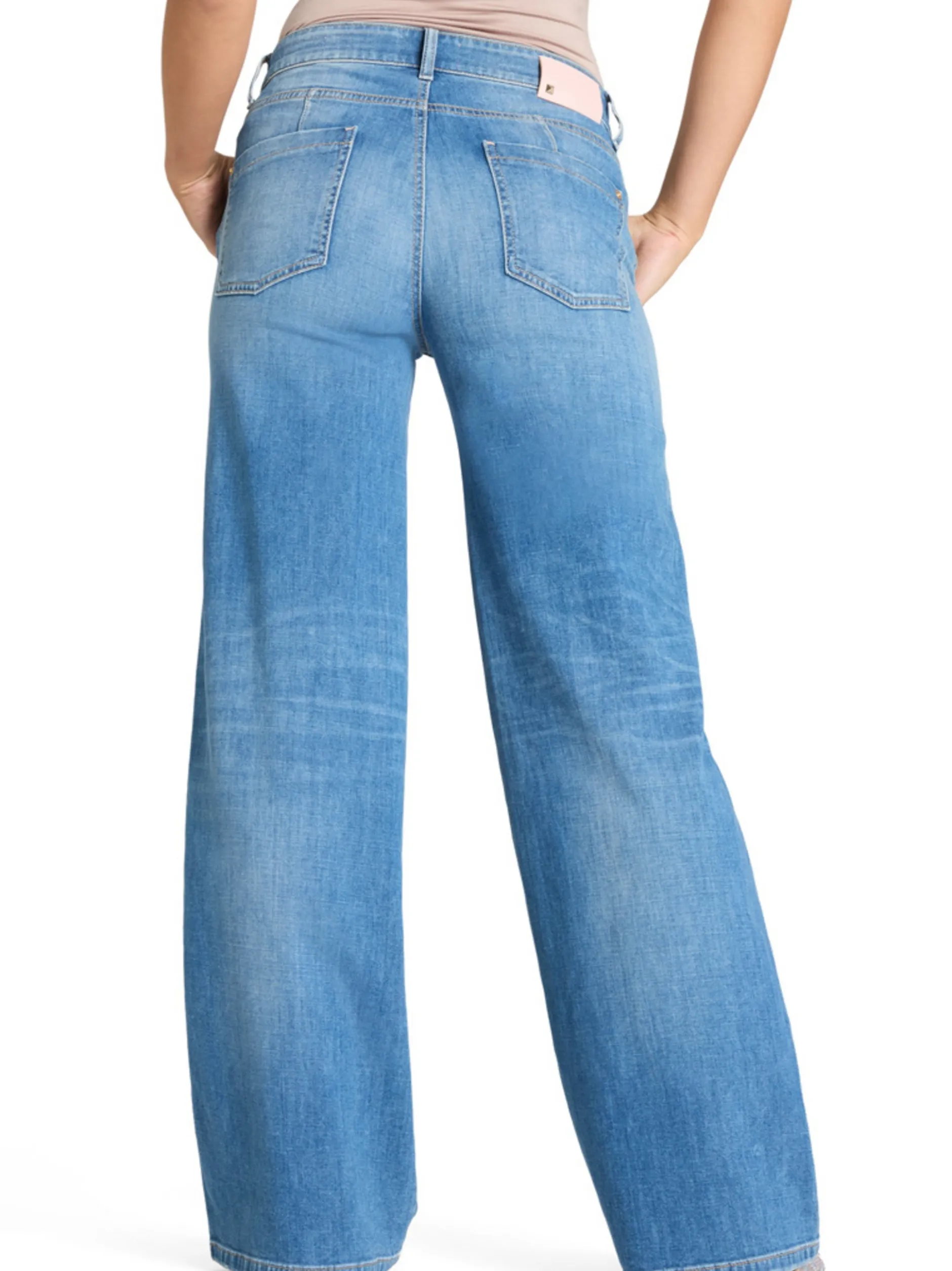 Cambio Damen Jeans - Alek in medium stone - Länge: lang