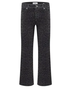 Cambio Damen Jeans - Francesca in anthrazit schwarz