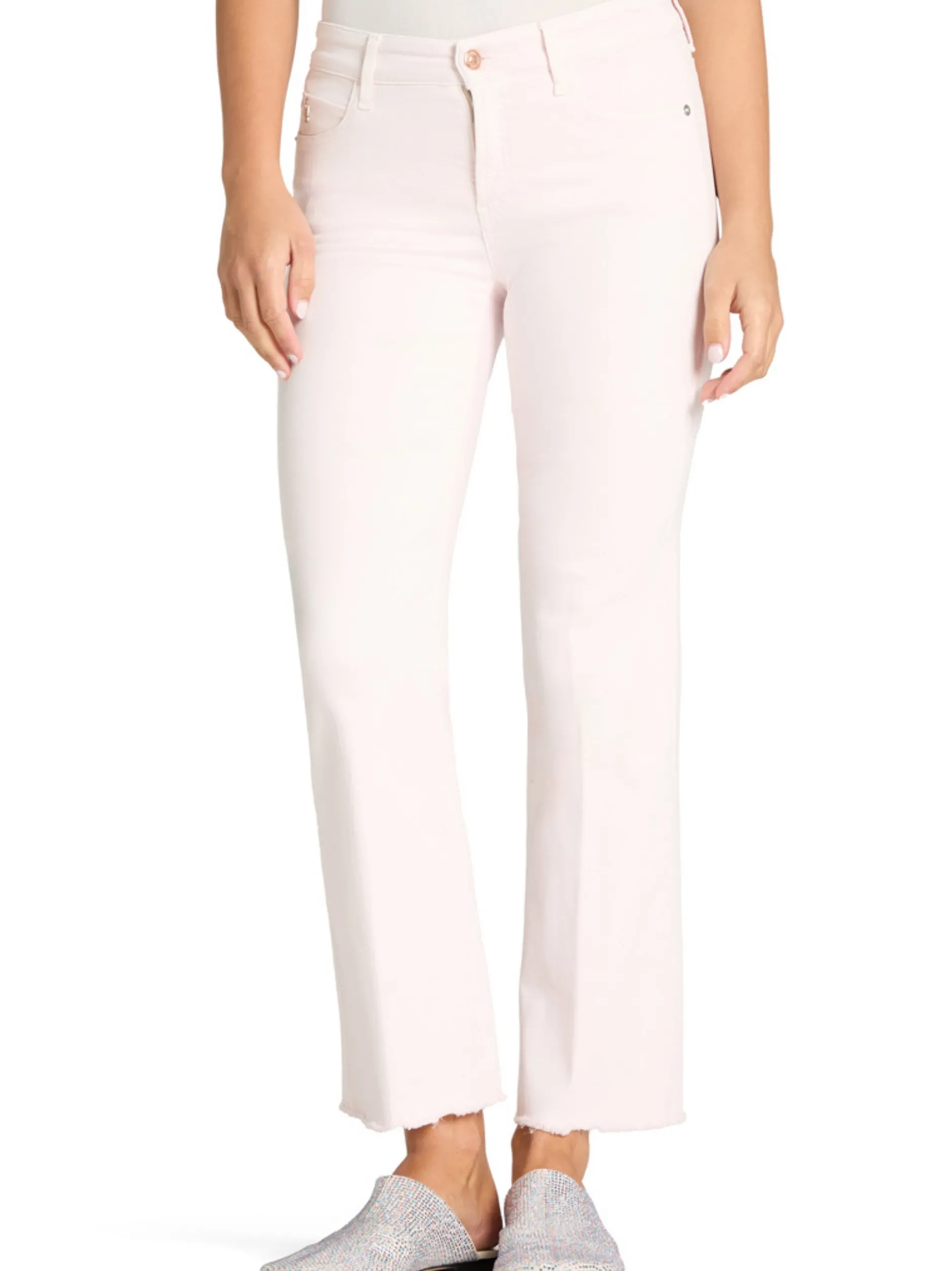 Cambio Damen Jeans - Francesca in rosa - Länge: verkürzt